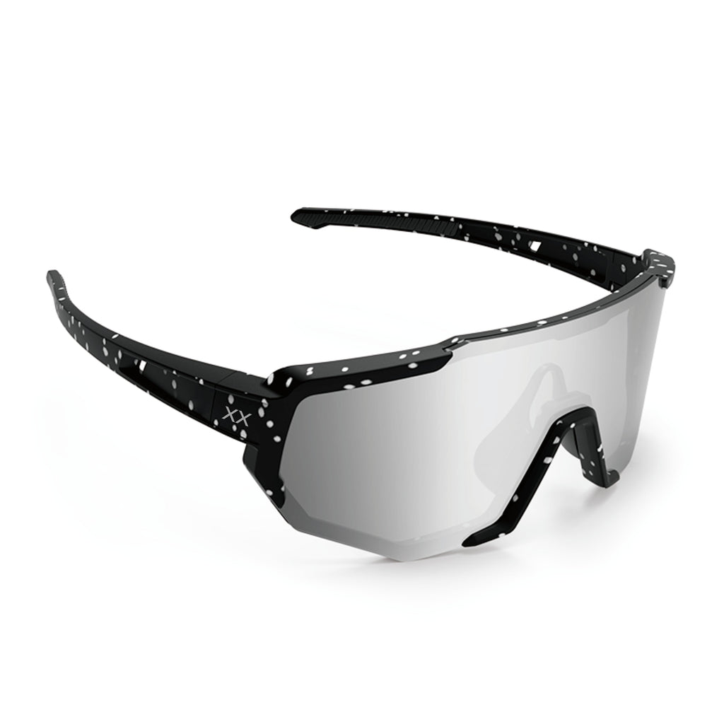 BLACKOUT BARBELL Mako Running Glasses — detail and construction