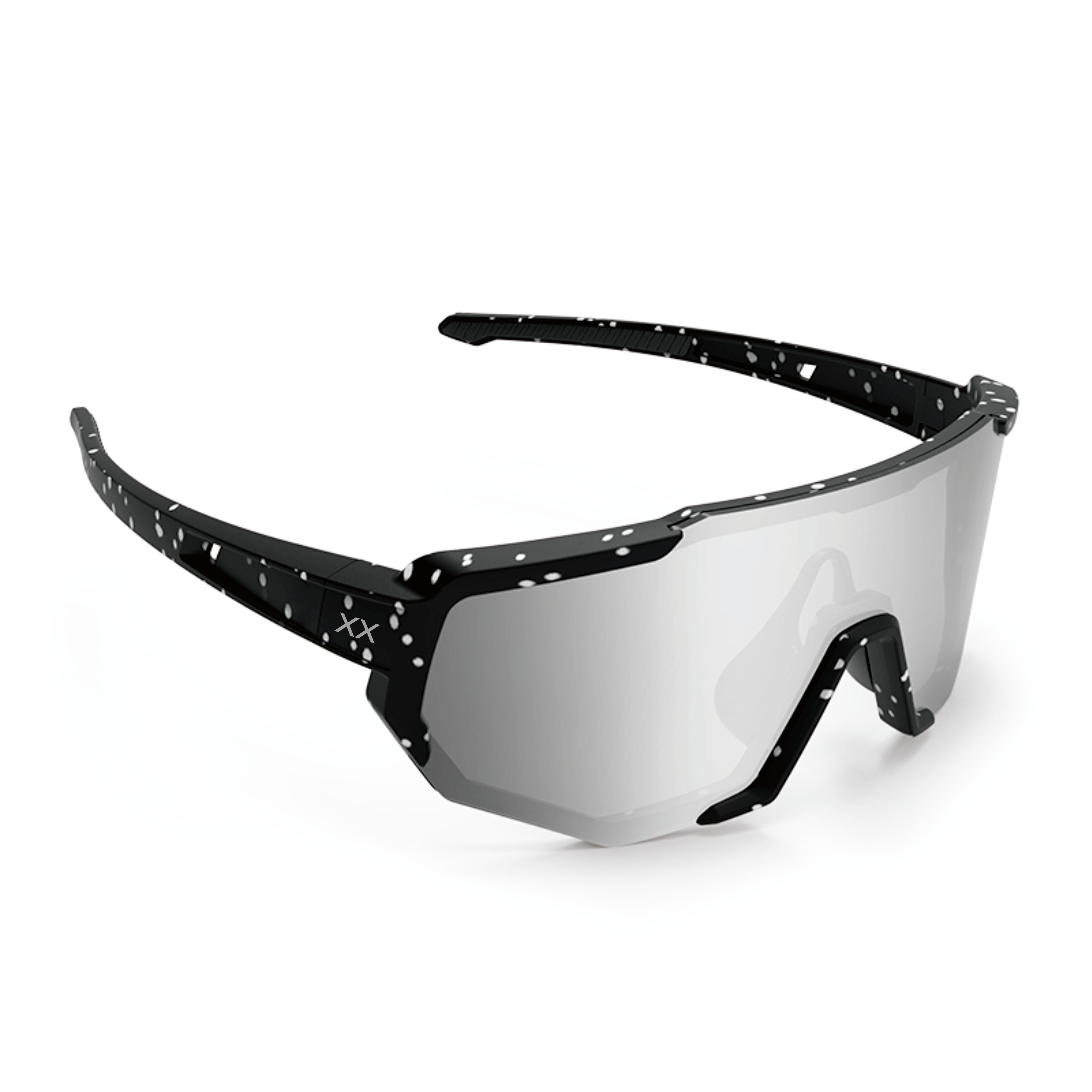 BLACKOUT BARBELL Mako Running Glasses — detail and construction