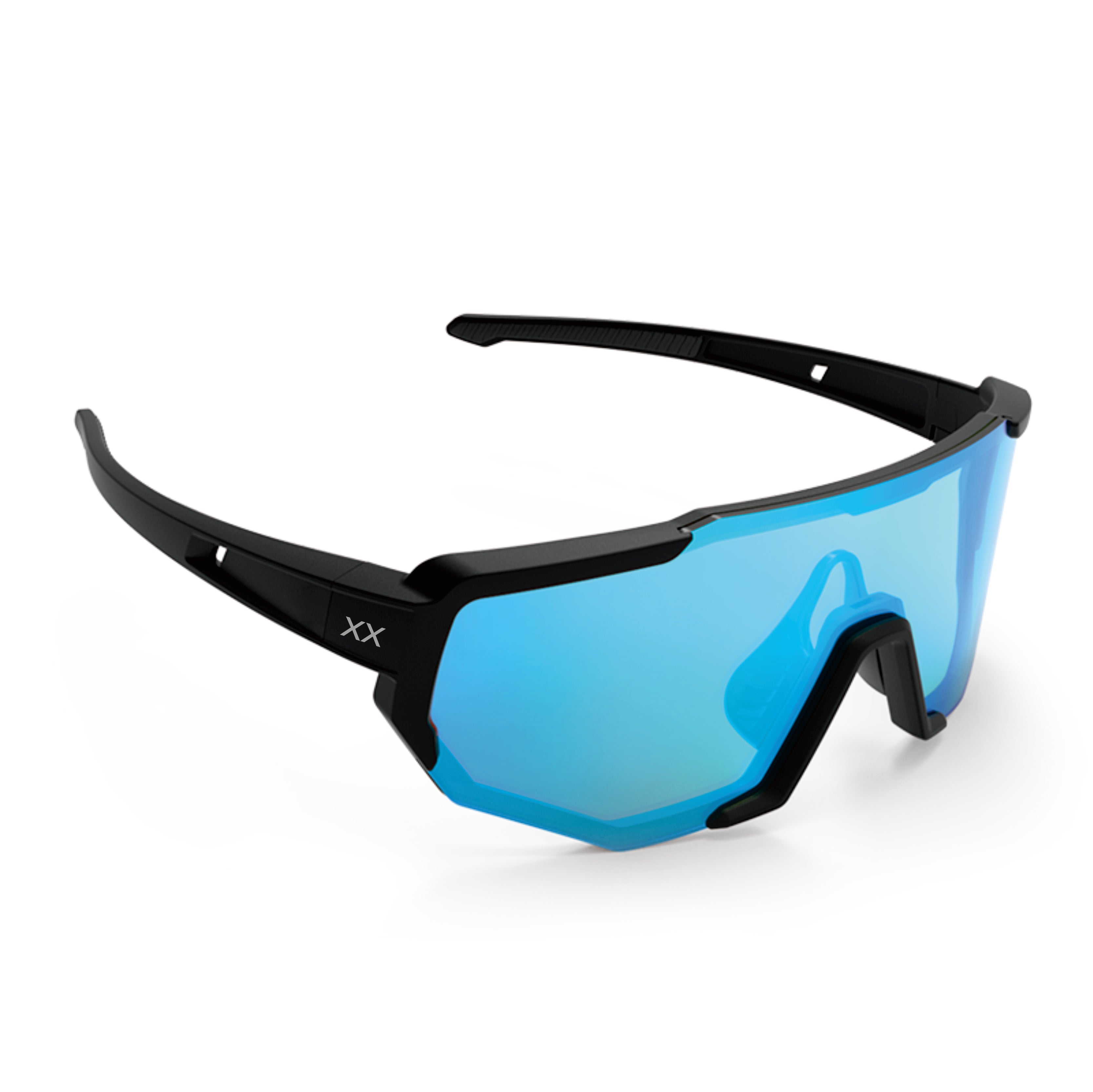 BLACKOUT BARBELL Mako Running Glasses — detail and construction