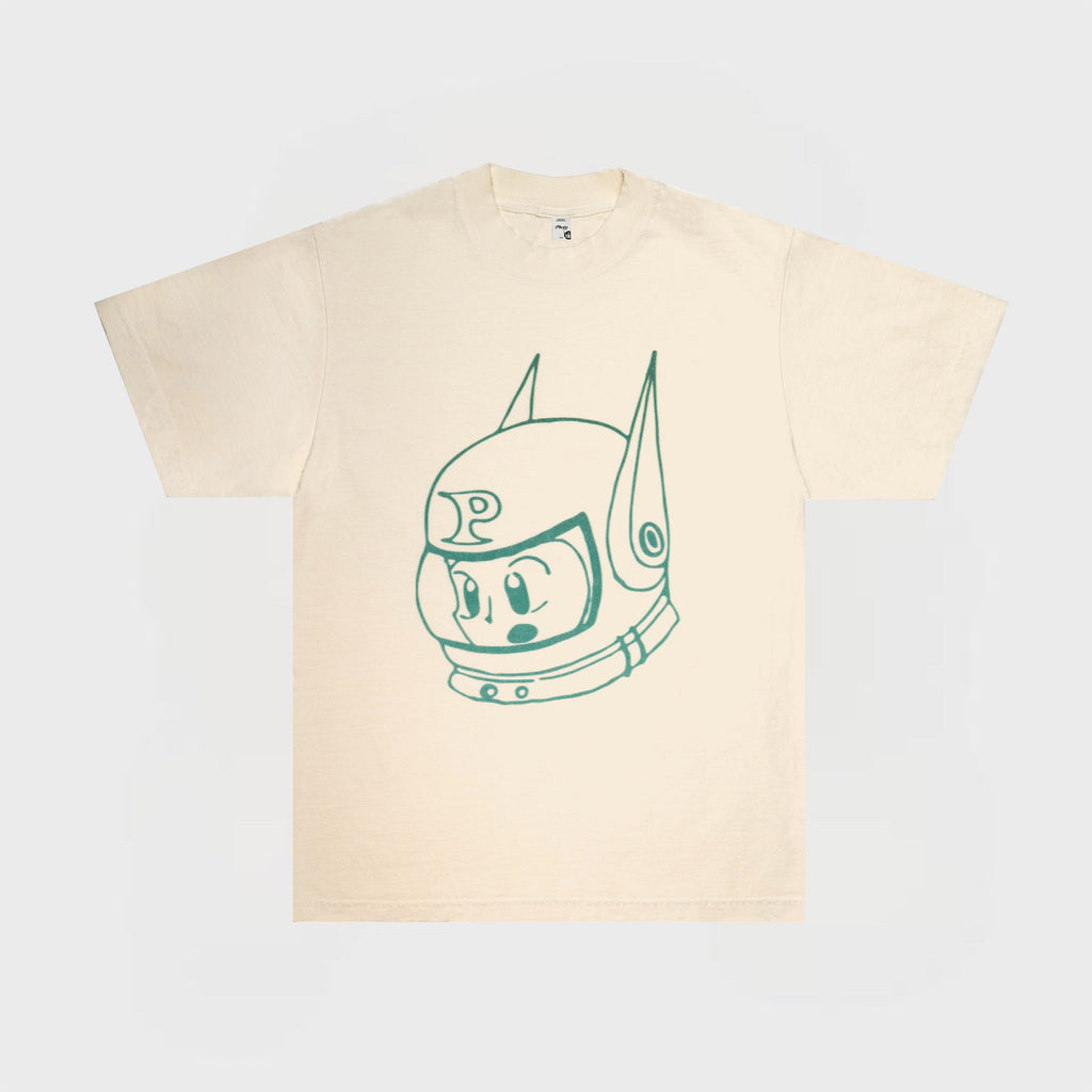 BOY PLUTO TEE | CREAM/GREEN