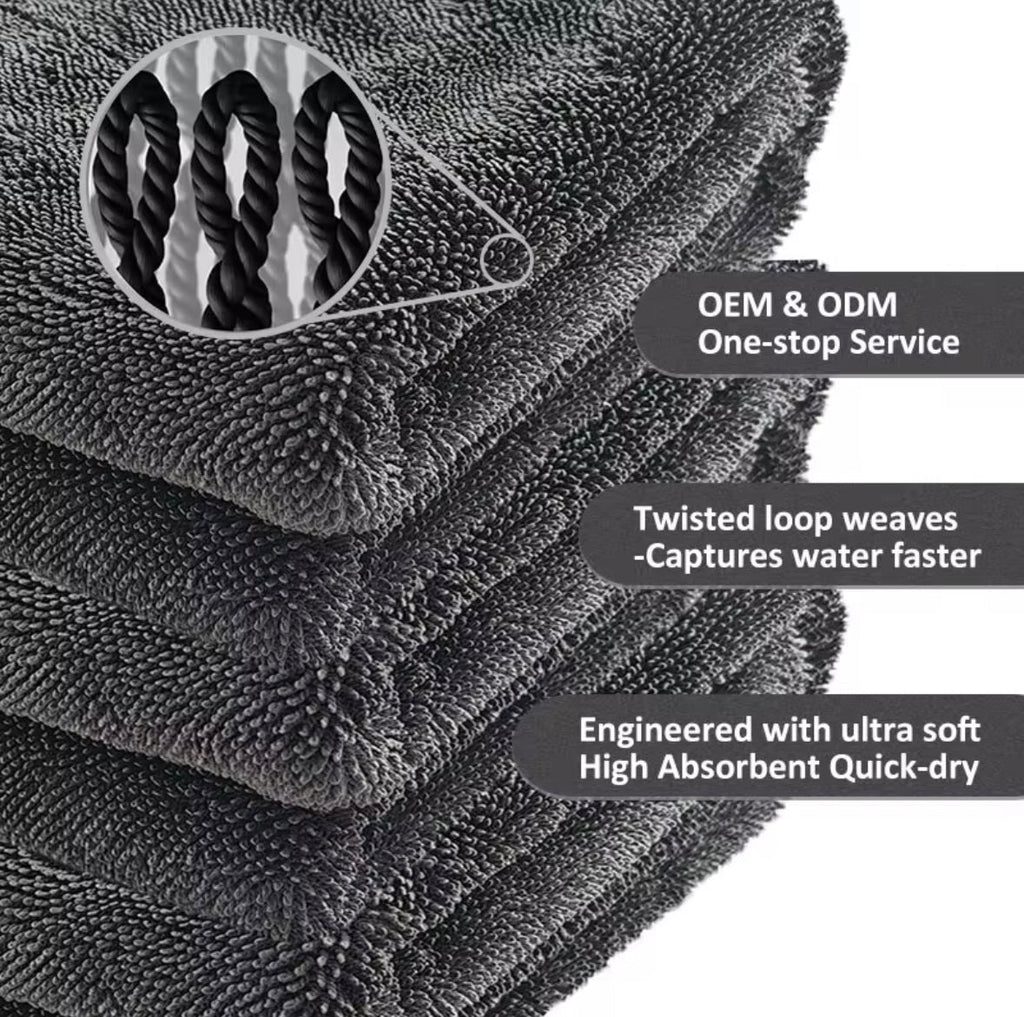 ELITE AUTO Twisted-Loop Drying Towel – ELITE AUTO Car Care, view 9