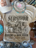 Wild Junkie 1900's Survivor Graphic Tee — main product shot