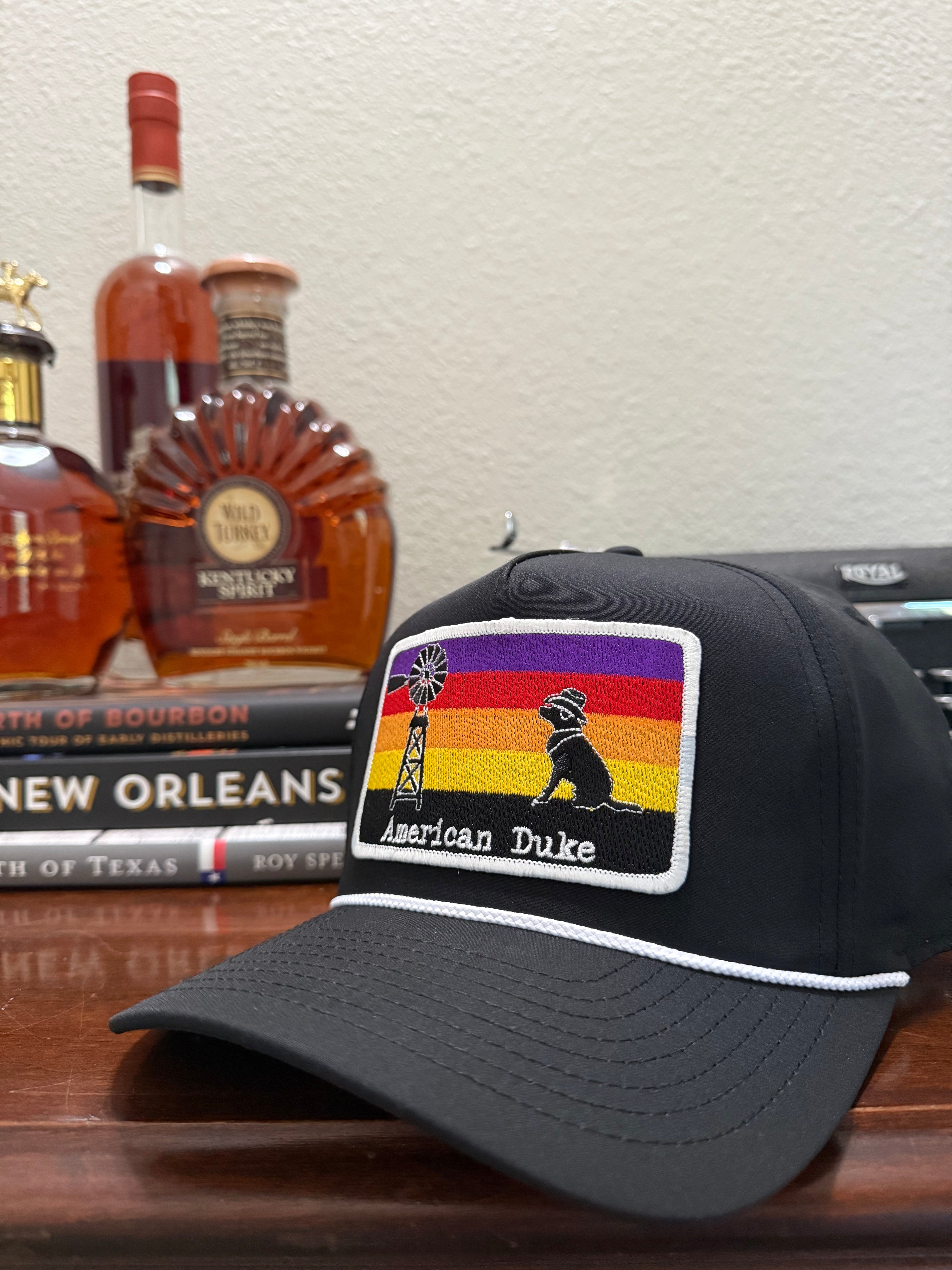 American Duke Apparel Company Ranch Sunset Cap - Black Rope — main product shot