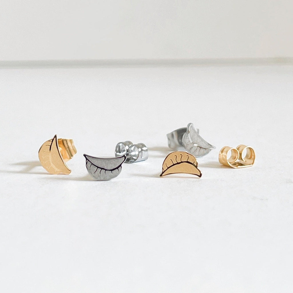 Dumplings Metal Stud Earrings – Plant Dosage LLC