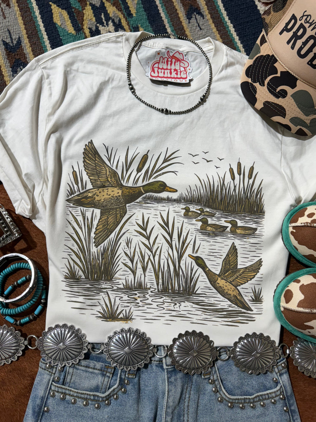 Wild Junkie Mallard Creek Graphic Tee — main product shot