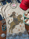 Wild Junkie The Untamed Cowgirl Graphic Tee — main product shot