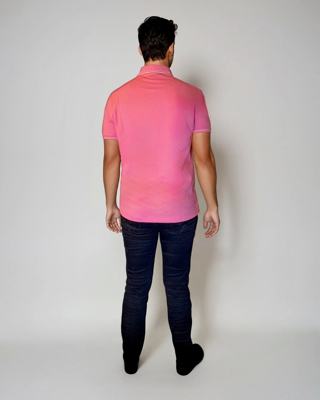 Buki Pocket Polo Shirt - Pink — side view