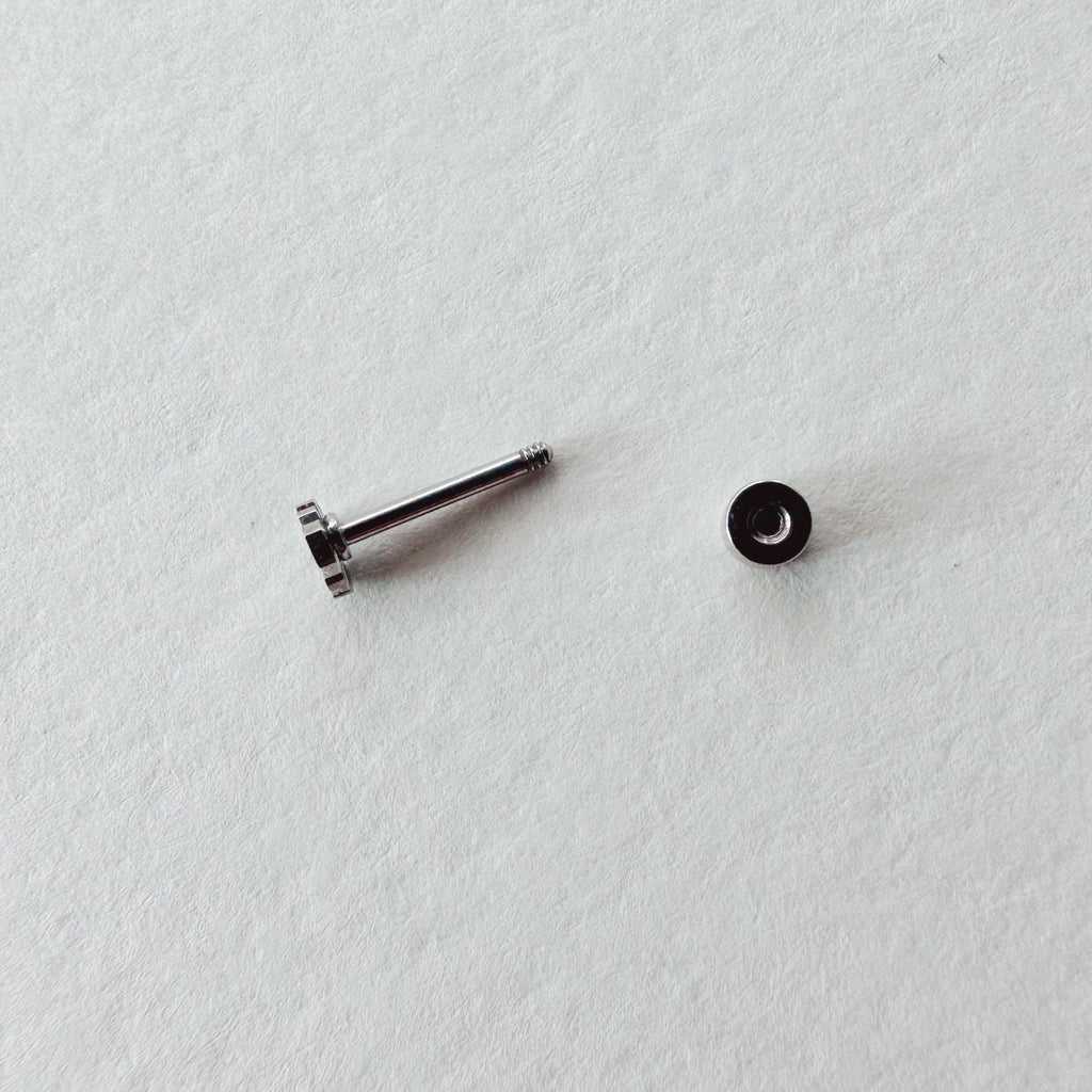 Flat Back- Teeniest Tiniest Monstera Deliciosa Earring Studs – Plant Dosage LLC, view 9