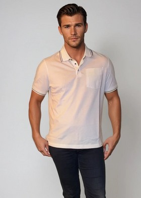Pocket Polo Shirt - White