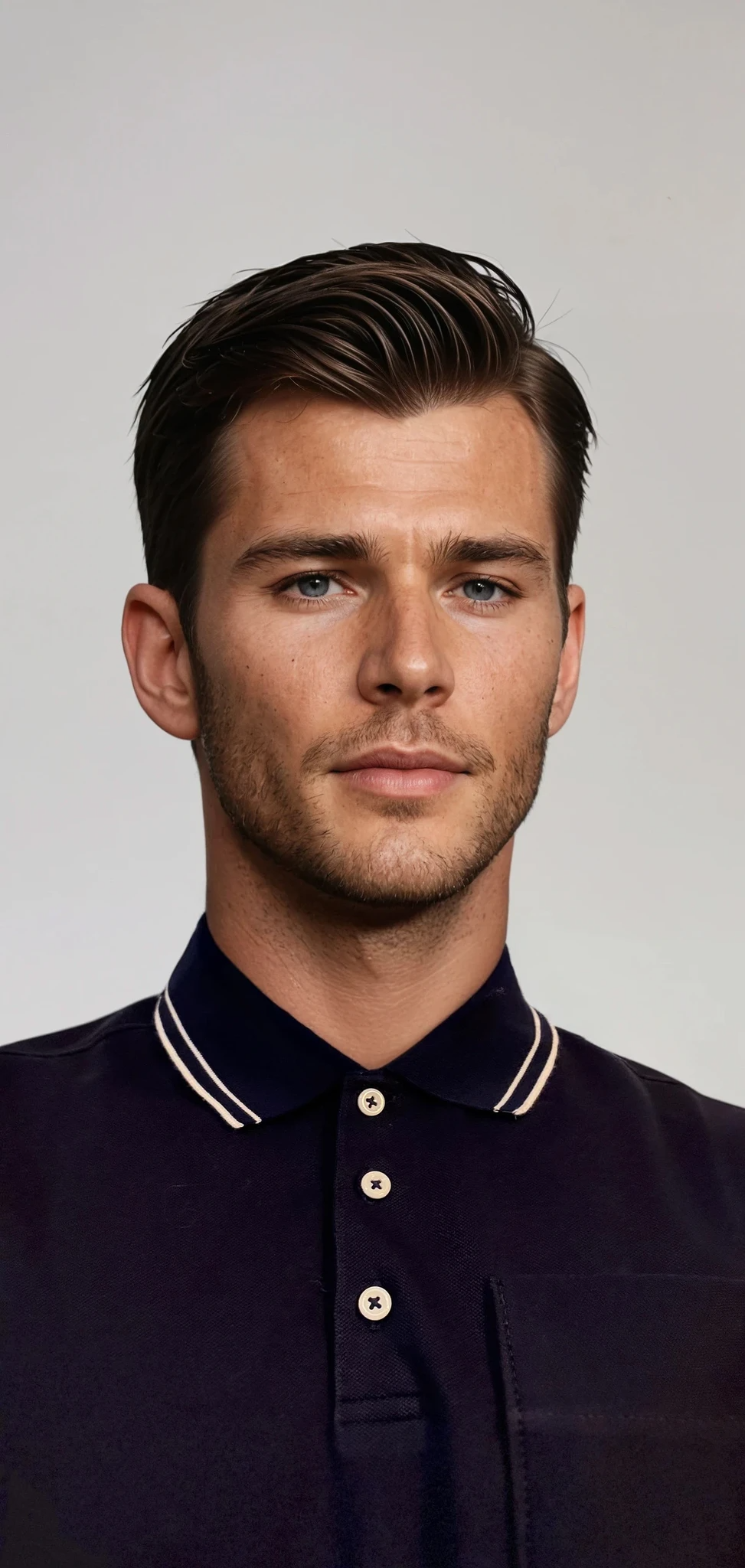 Buki Pocket Polo Shirt - Navy — side view