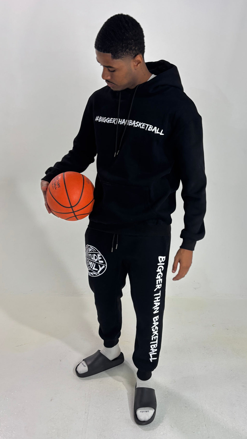 Bigger Than Basketball Bigger Than Basketball - Hoodie - Black — detail shot 6