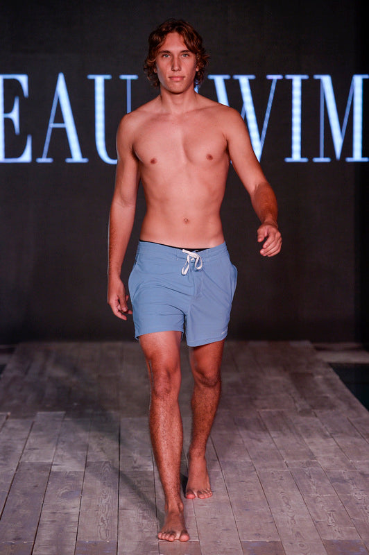Beau Swim Laguna Shorts - Blue — main product shot