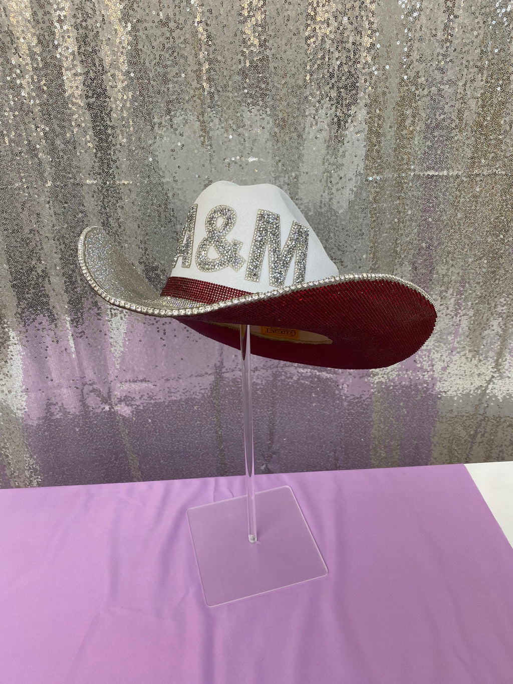 Rhinestone Cowgirl A&M Hat — detail close-up