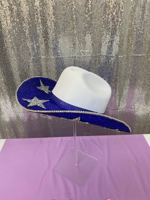 Rhinestone Cowgirl Dallas Cowboys Hat — main product shot