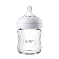 Philips Avent Natural Baby Bottle 120ml - BPA-Free Borosilicate Glass, Anti-Colic Valve