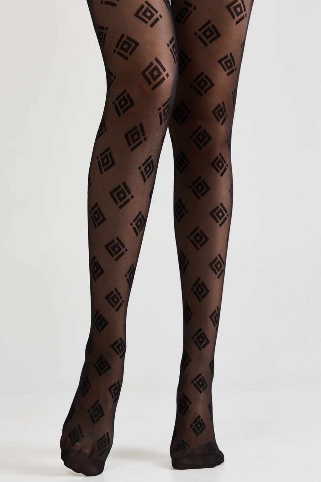 TheRanok.com Fantasy Tights Conte Ingrid - Geometric Pattern — side view