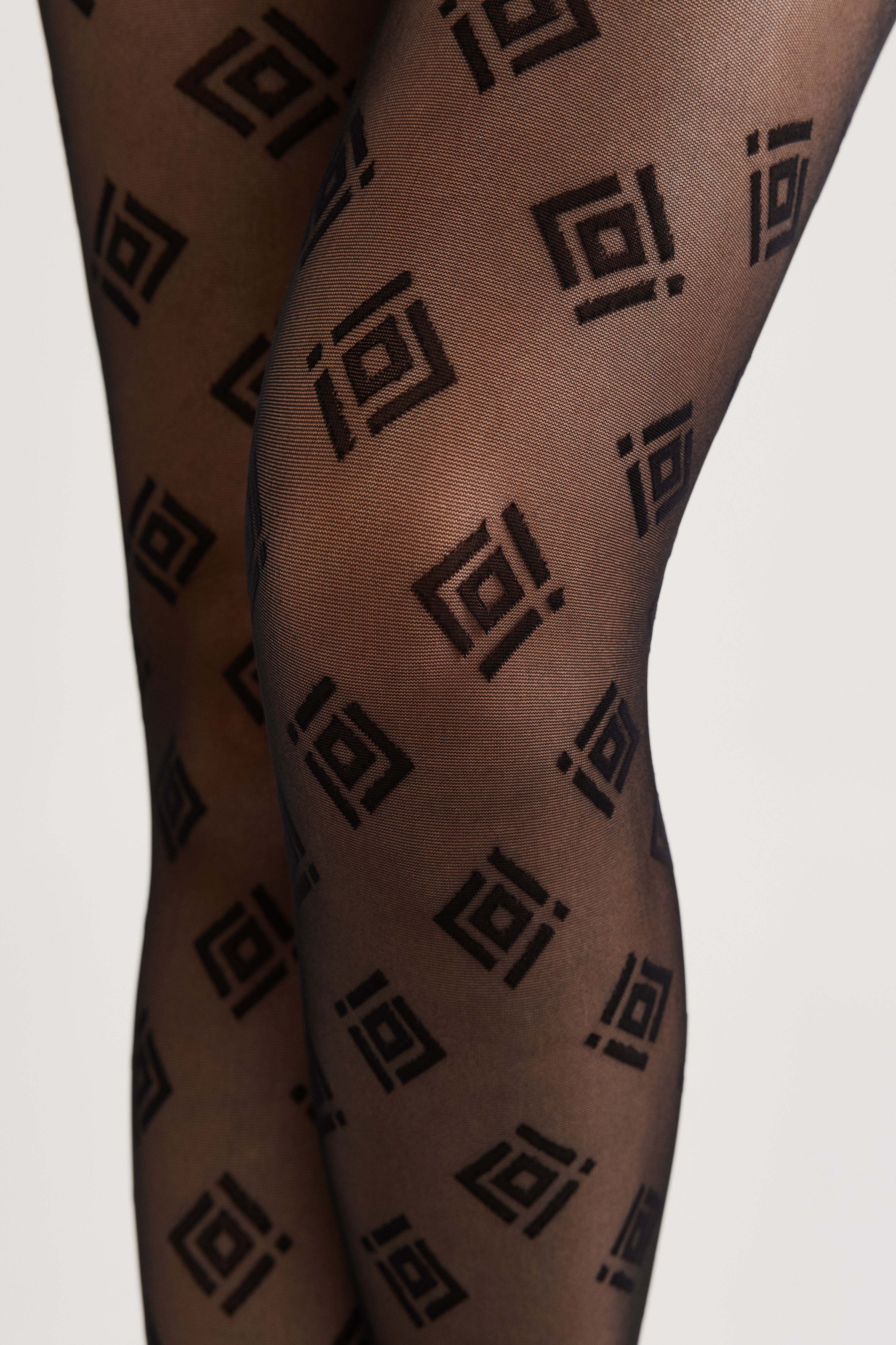 TheRanok.com Fantasy Tights Conte Ingrid - Geometric Pattern — alternative angle