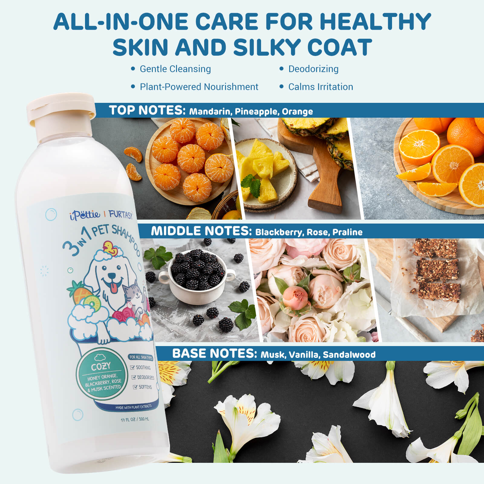 Furtasy Pet Shampoo, Sunshine & Cozy Formulas – TURBRO, view 2