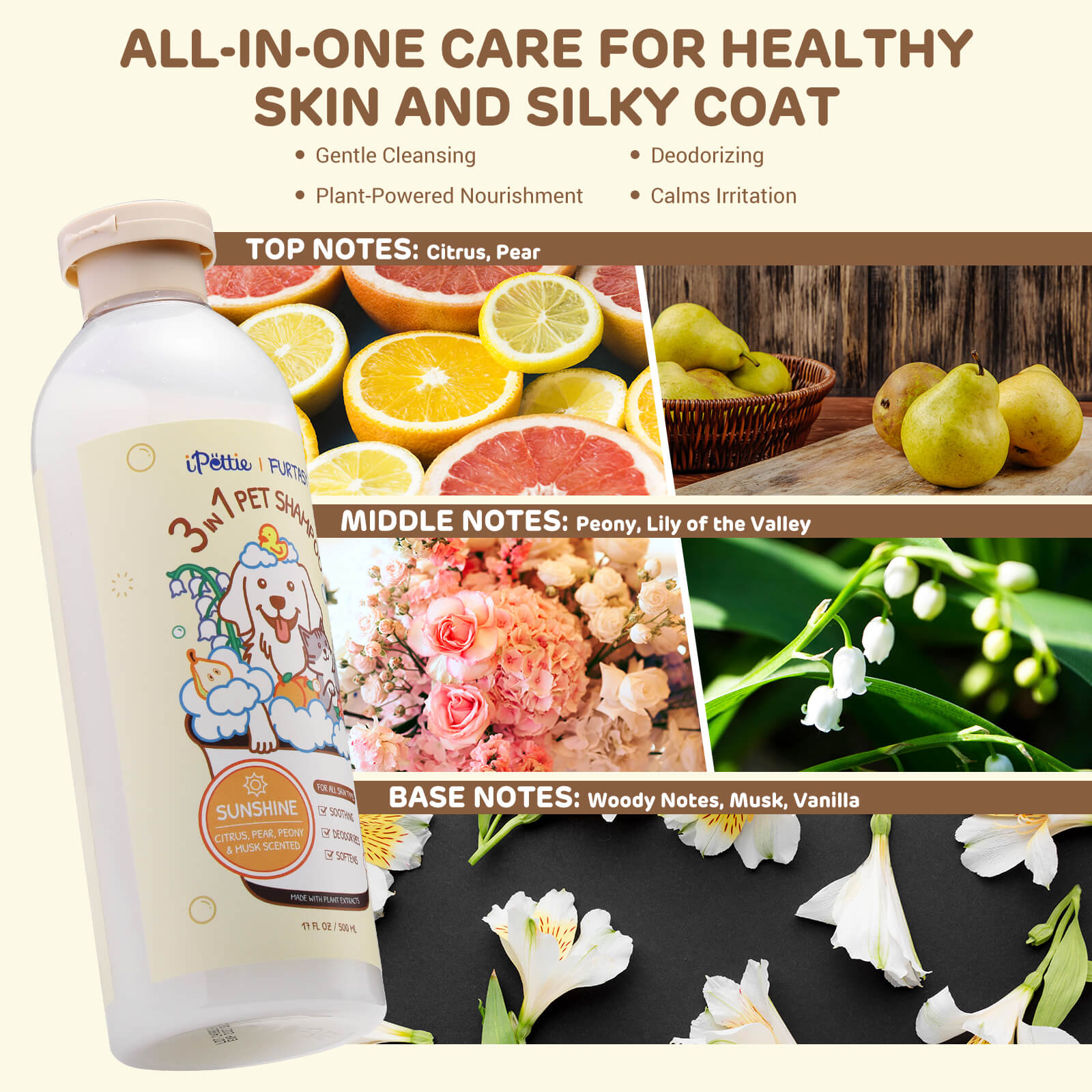 Furtasy Pet Shampoo, Sunshine & Cozy Formulas – TURBRO, view 5