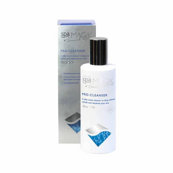 Dead Sea Spa Magik Facial Cleanser - Gentle, Natural Skincare for All Skin Types, Makeup Removal, 8.79 fl oz