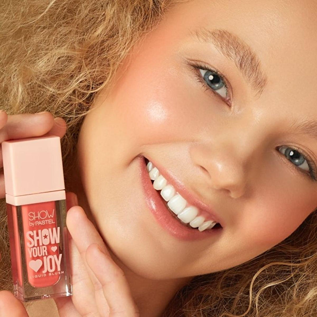 Pastel Show Your Joy Liquid Blush - Natural, Long-Lasting Cheek Color for Sensitive Skin, Vegan & Cruelty Free