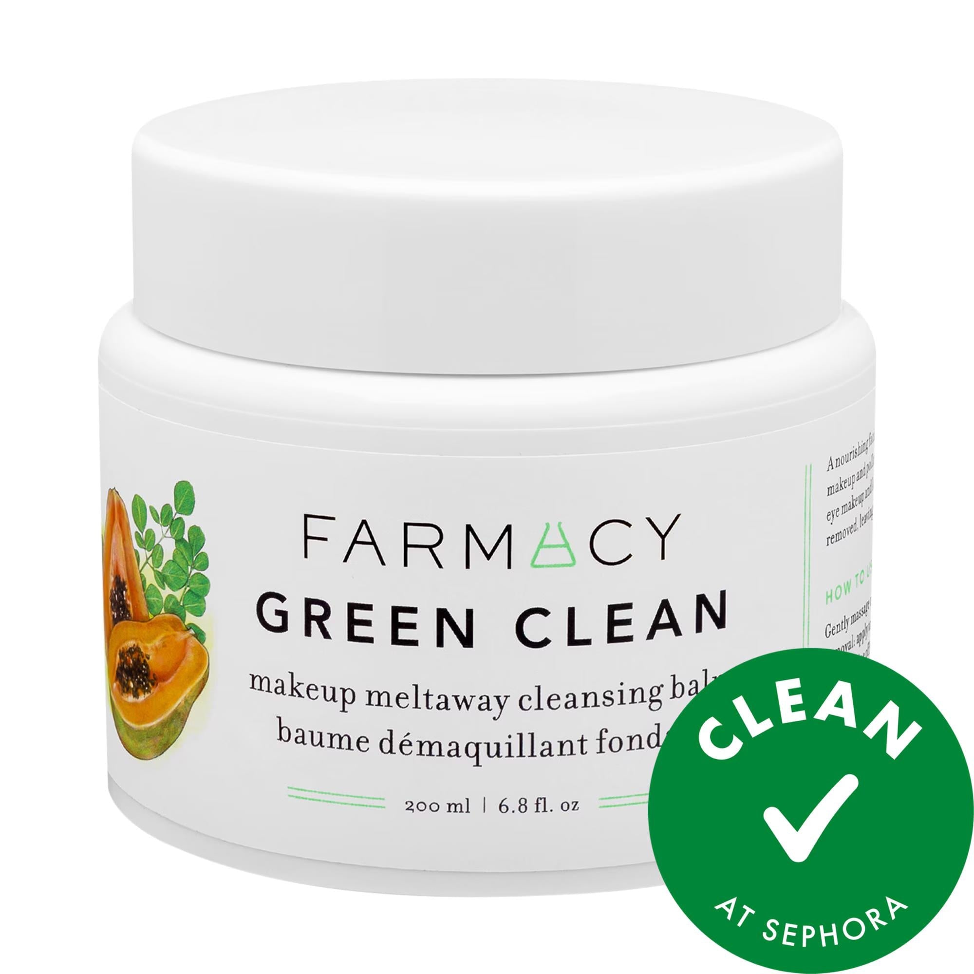 Green Clean Makeup Meltaway Cleansing Balm Limited Edition Jumbo - Vegan, Cruelty-Free Makeup Remover and Face Cleanser in One