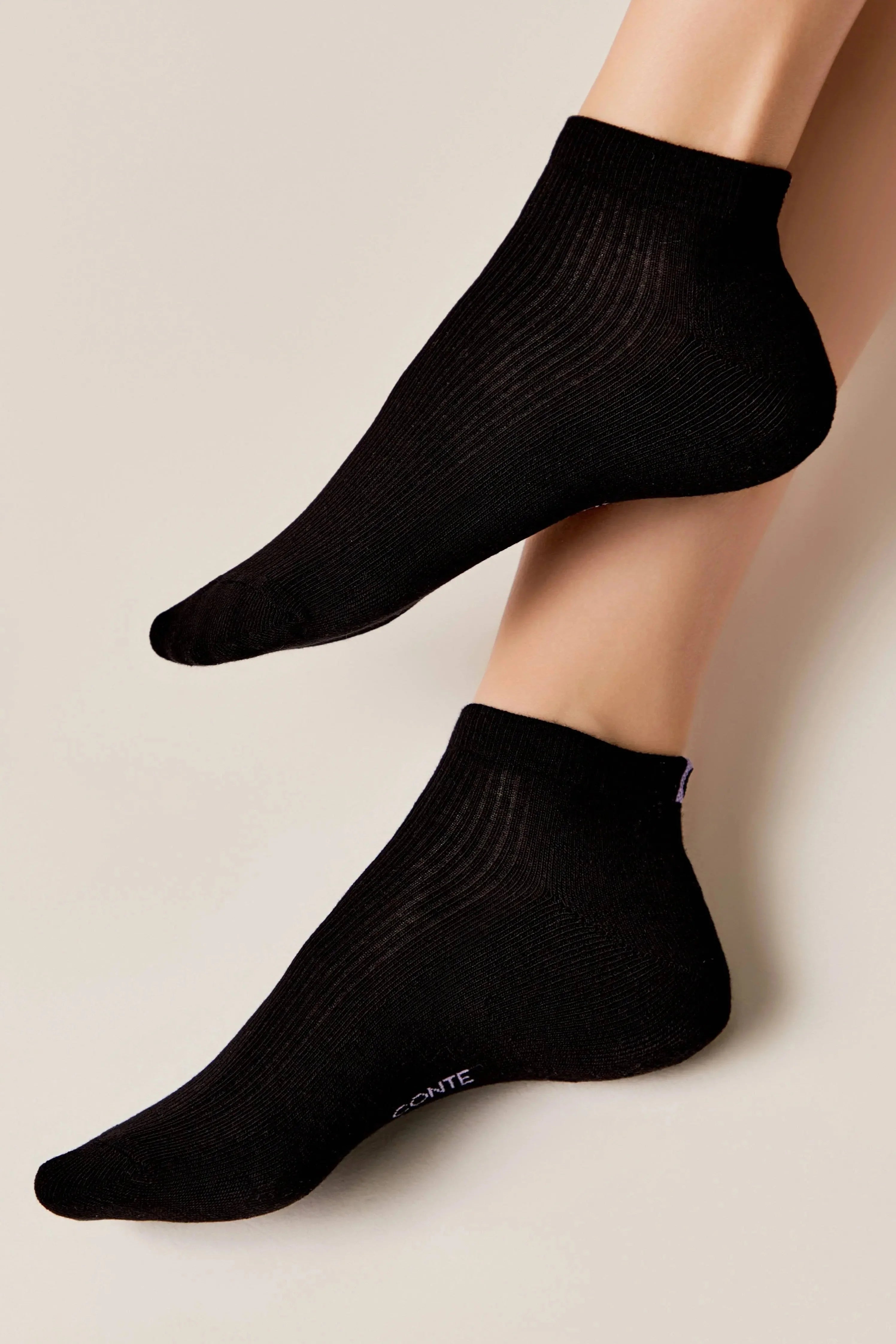 TheRanok.com Cotton Ankle Socks Conte Active 571 - Terry Foot — fabric or material detail