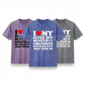 Pasimax I Love My Super Hot Girlfriend Vintage Washed Tee – Bold Loyalty Slogan T-Shirt, Funny Relationship Streetwear — main
