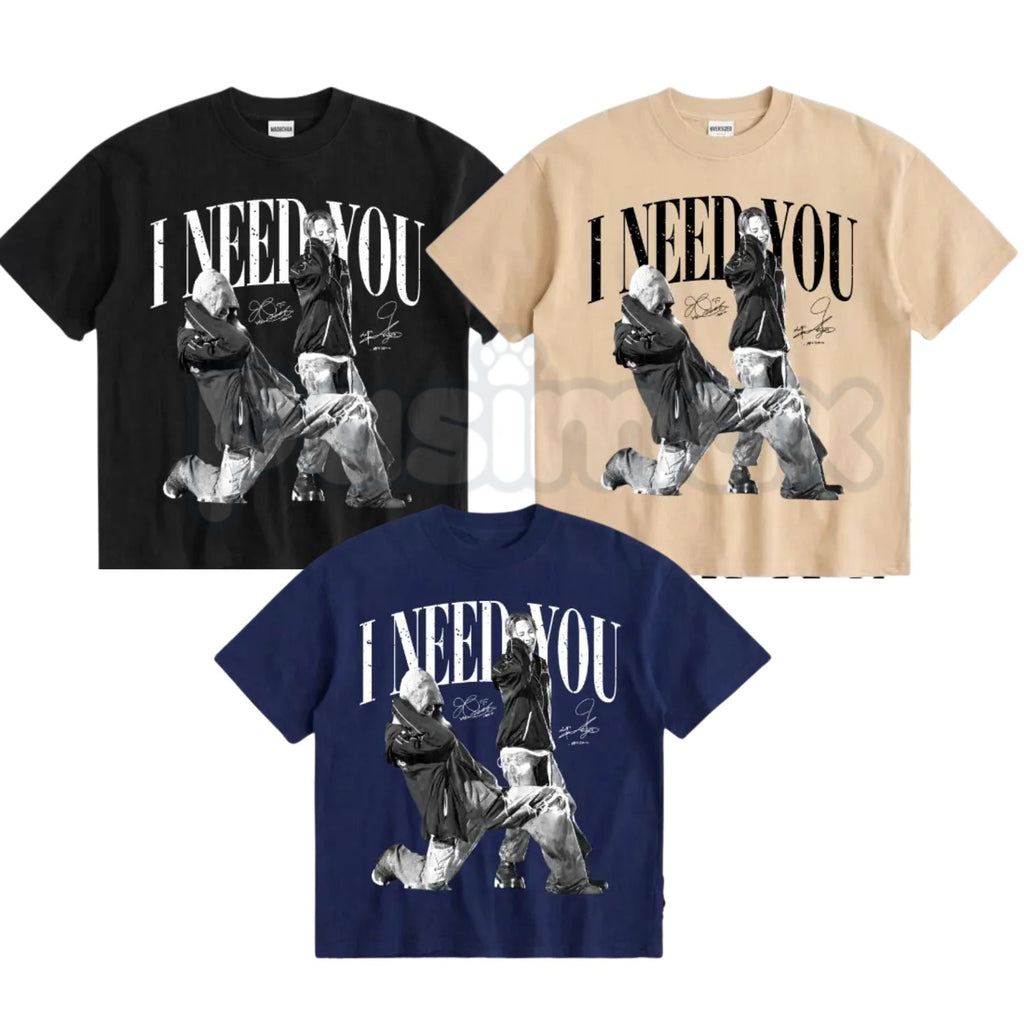 "I Need You" K-POP World Tour 2026 T-Shirt – Official Style Concert Graphic Tee, Premium 100% Cotton Global Idol Fan Top, Soft Lived-In Heavyweight Tour Merch Souvenir Shirt, Made in USA
