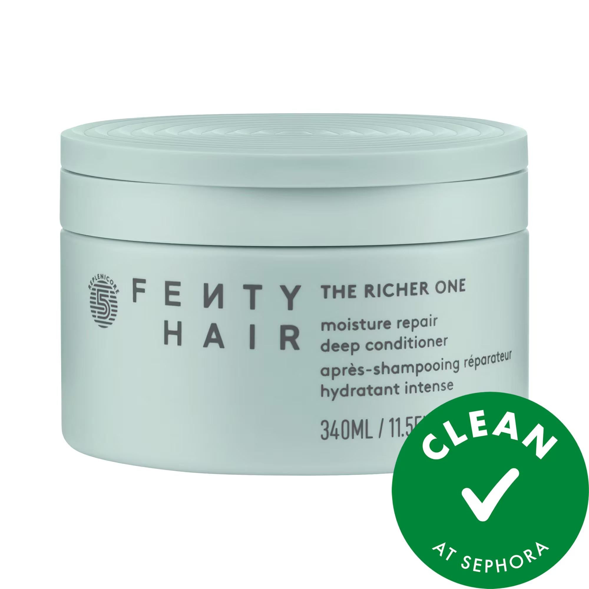 The Richer One by Fenty Beauty Moisture Repair Deep Conditioner for Dry Damaged Hair - Vegan, Gluten-Free, Cruelty-Free Hair Treatment