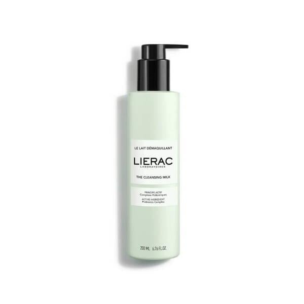 Lierac Vegan Cleansing Milk 200ml - Gentle, Non-Comedogenic Skincare for Normal to Dry Skin