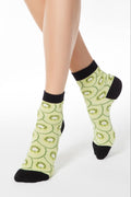 TheRanok.com Conte Elegant Cotton Socks (2 pairs) - Fruit pattern — main product shot