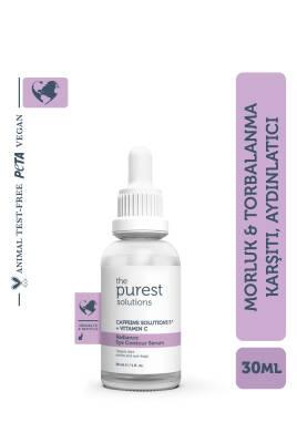 The Purest Solutions Radiance Eye Contour Serum 30ml - Anti-Aging Eye Care with Caffeine & Vitamin C