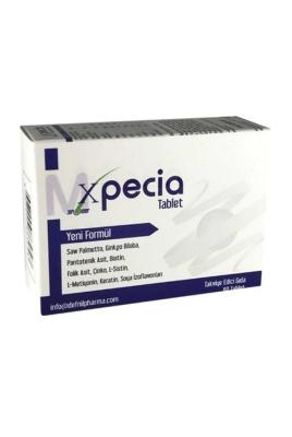 Xpecia For Men 60 Tablets - Hair Health Supplement | Men's Health