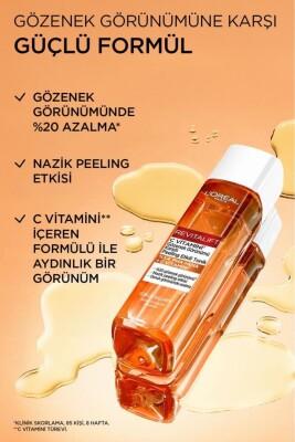L'Oreal Paris Revitalift Vitamin C Toner: Pore Minimizing, AHA Exfoliating & Skin Brightening Facial Toner - Alcohol-Free, Peeling Effect