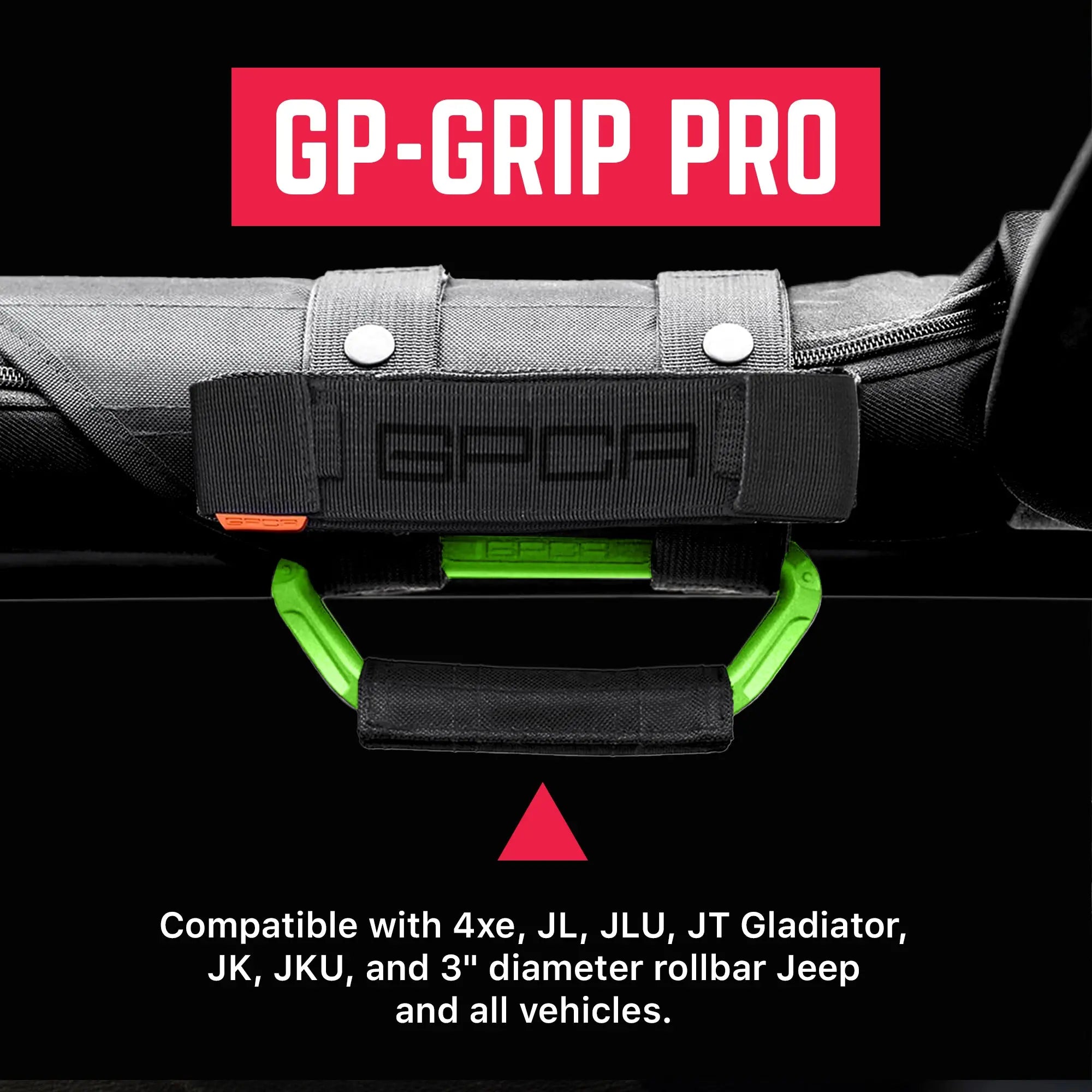 GPCA GP-Grip PRO Foldable Color Handles — Jeep Wrangler (2007–2023) — color detail