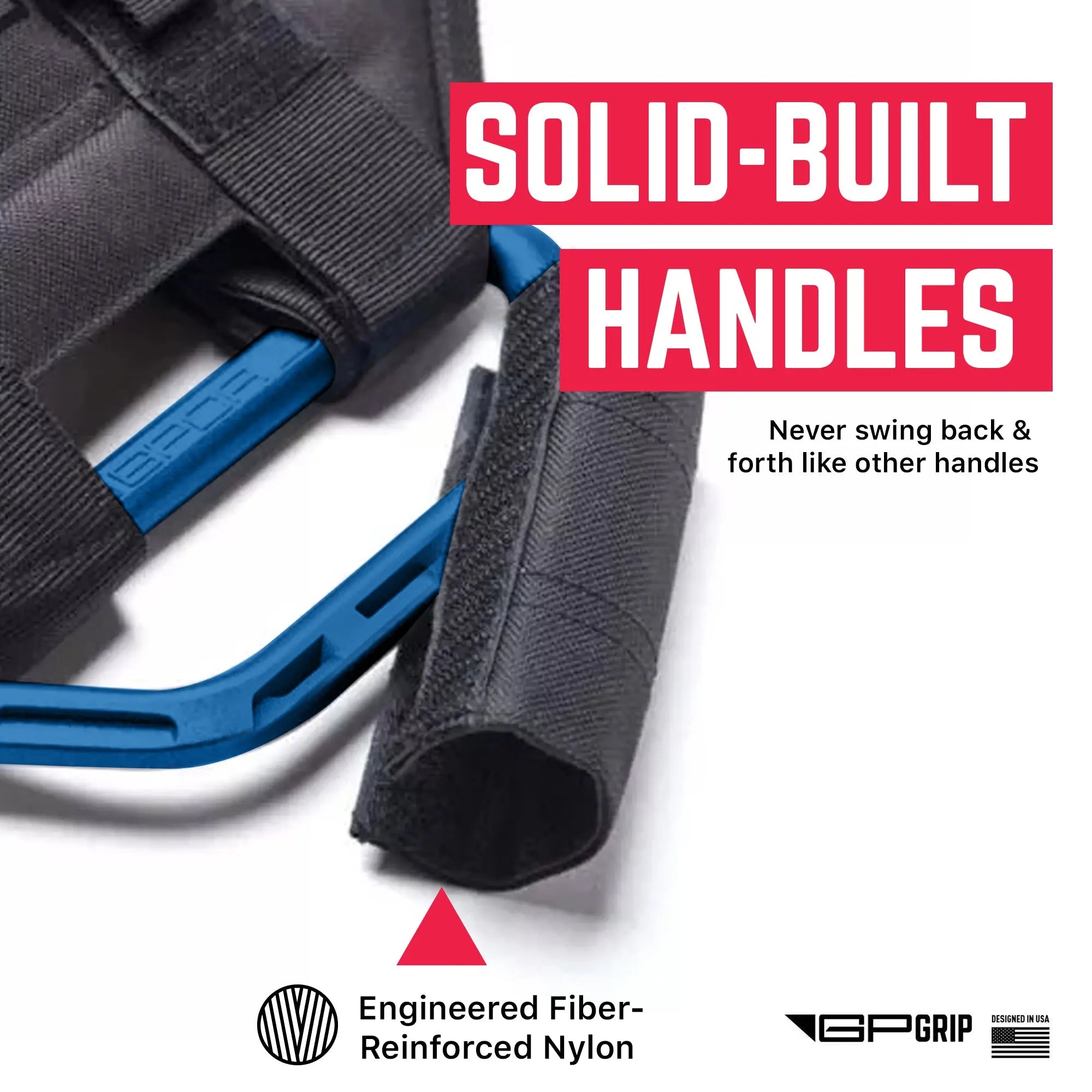 GPCA GP-Grip PRO Foldable Color Handles — Jeep Wrangler (2007–2023) — fabric or material detail