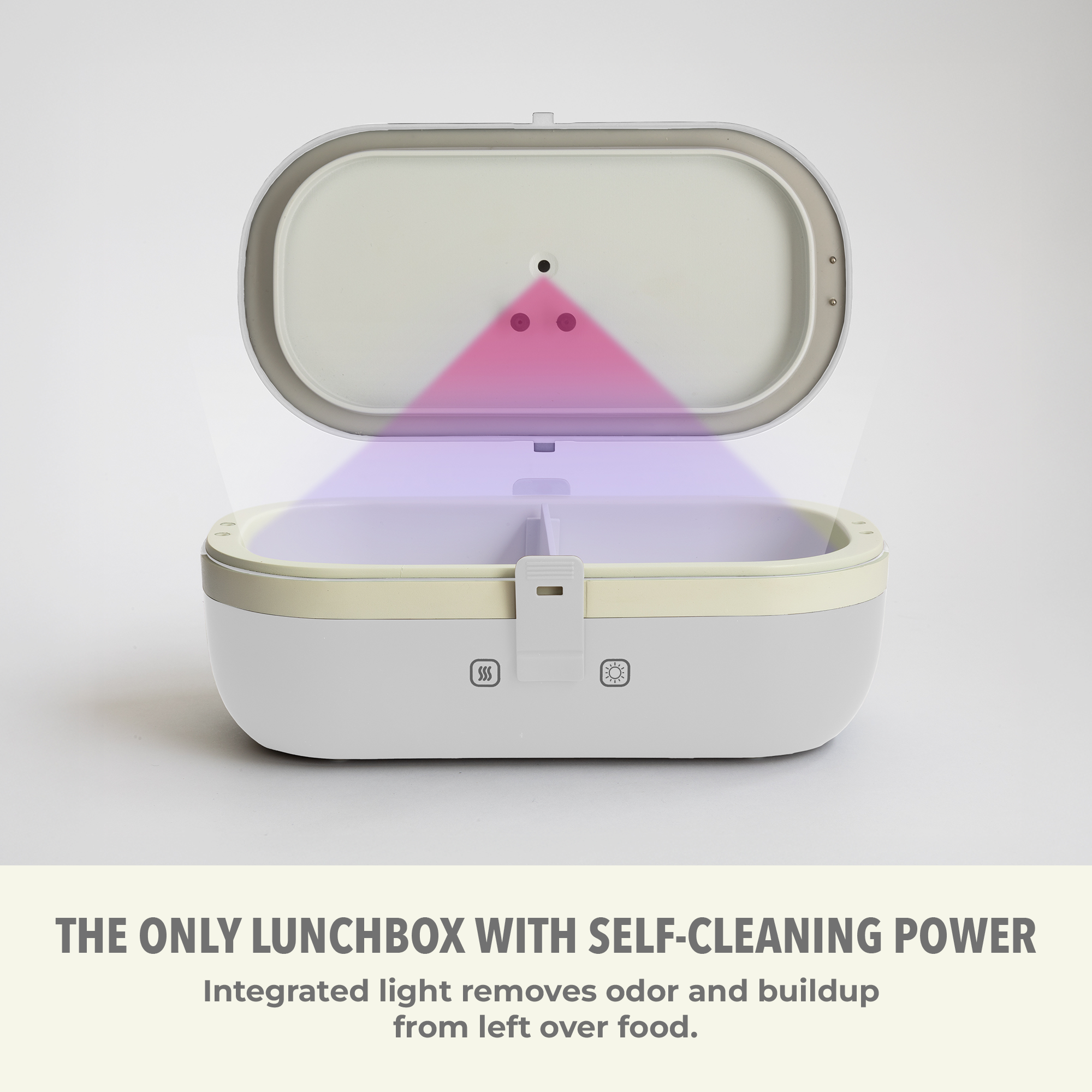Self-Heating Lunch Box With USB-C Cord and UV LIGHT SANITIZER – Fritaire, view 2