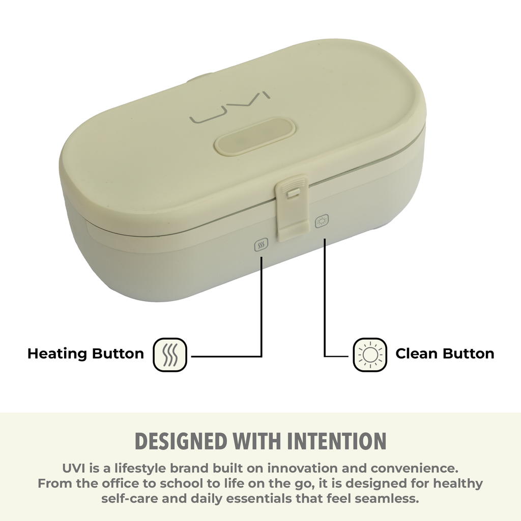 Self-Heating Lunch Box With USB-C Cord and UV LIGHT SANITIZER – Fritaire, view 3