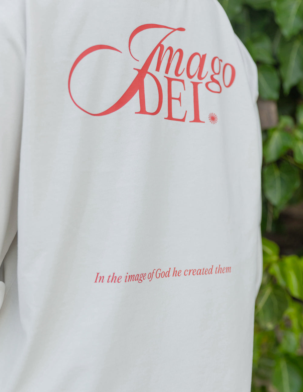 Elevated Faith Imago Dei LS Unisex Tee — side view