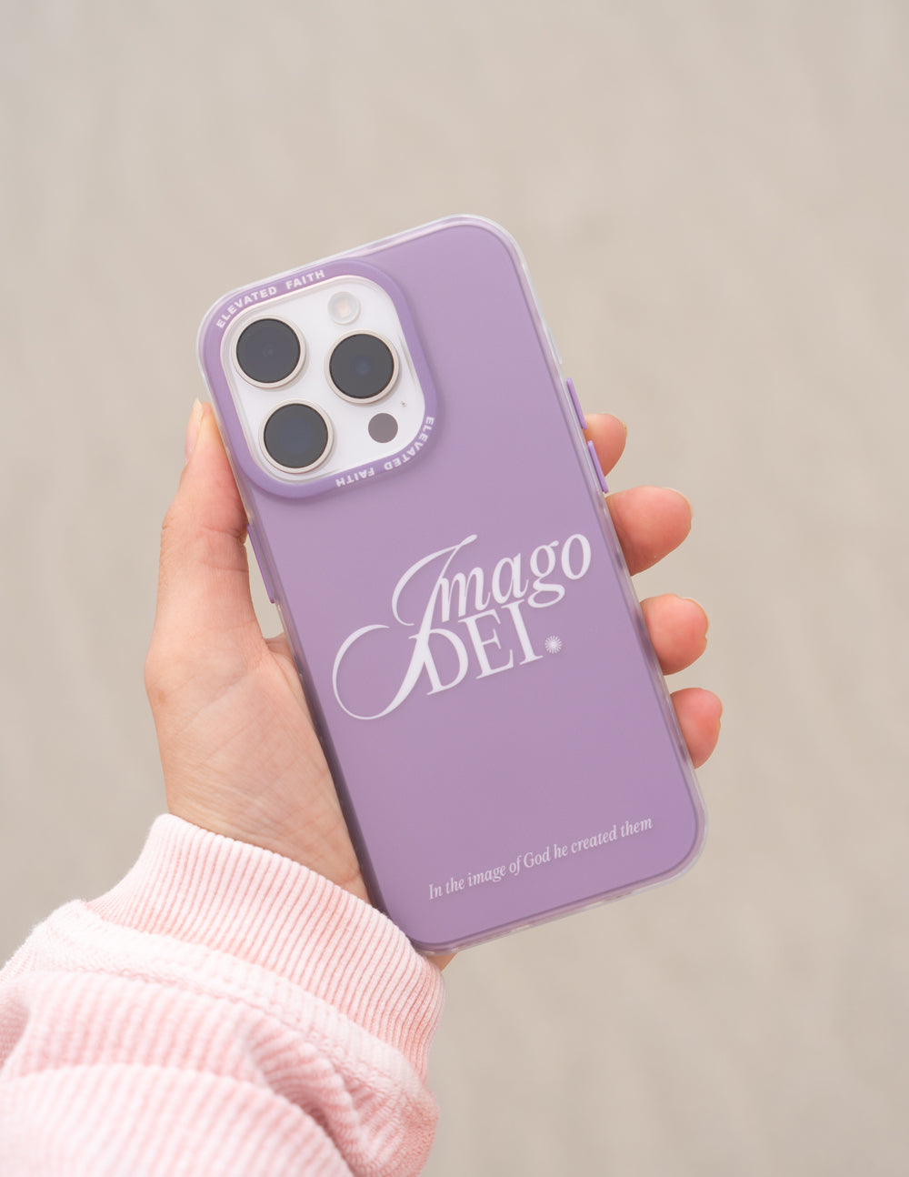 Elevated Faith Imago Dei Phone Case — lifestyle context