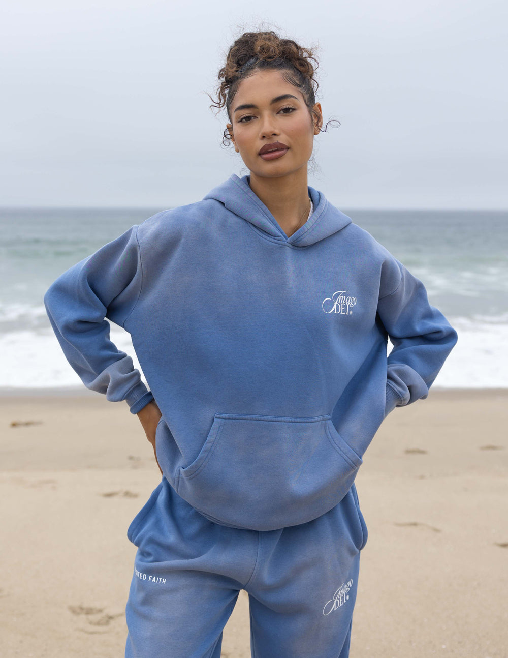 Elevated Faith Imago Dei Unisex Hoodie — construction detail