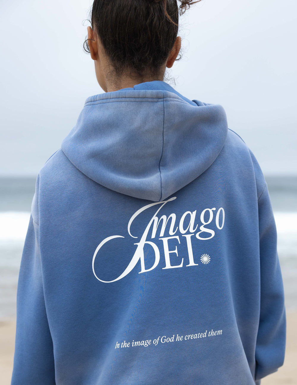 Elevated Faith Imago Dei Unisex Hoodie — lifestyle worn / used context