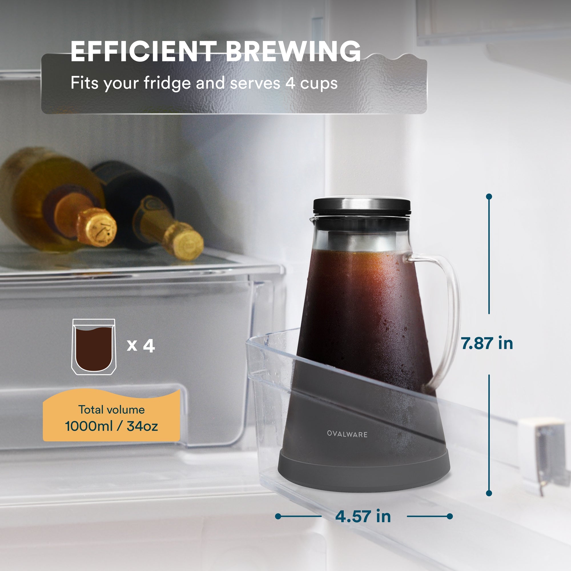 Cold Brew Maker – Ovalware, view 3