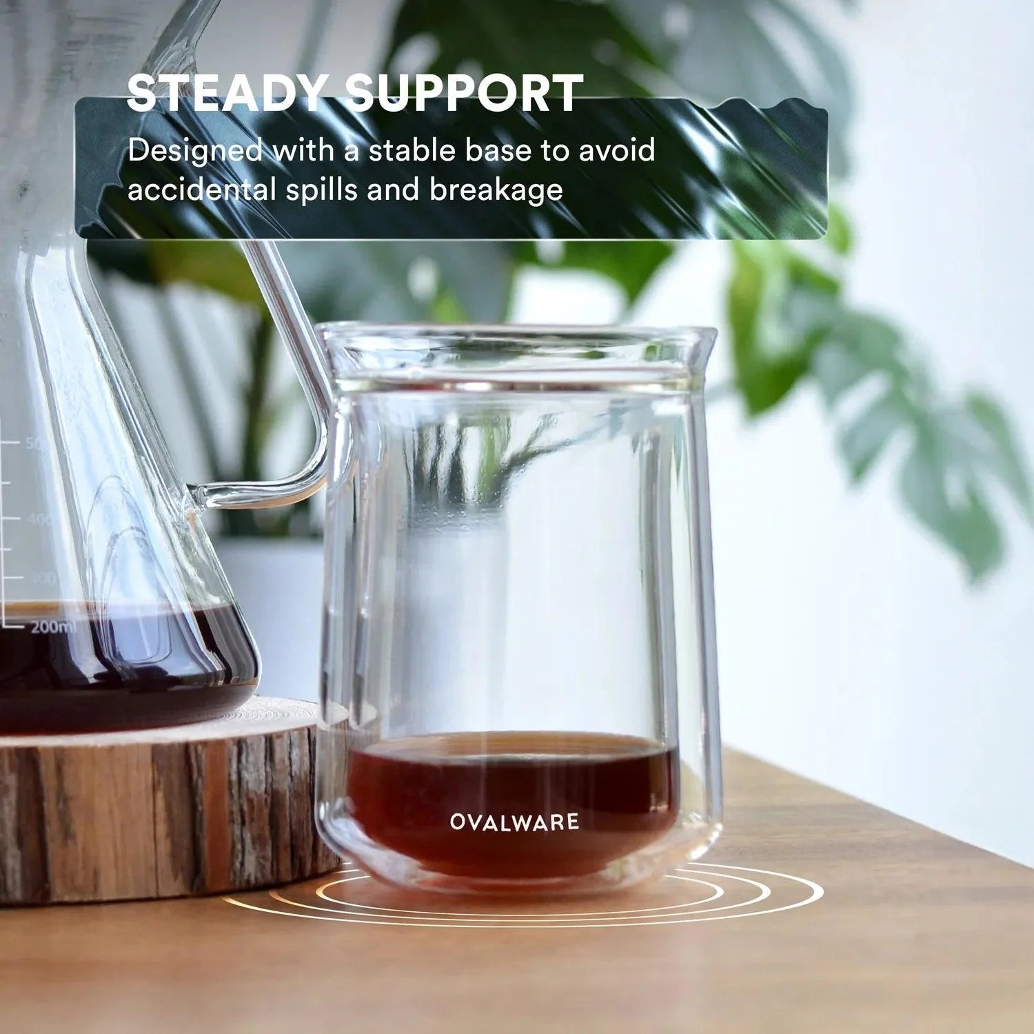 Double Wall Coffee Tasting Glass - 350mL/12oz – Ovalware, view 5