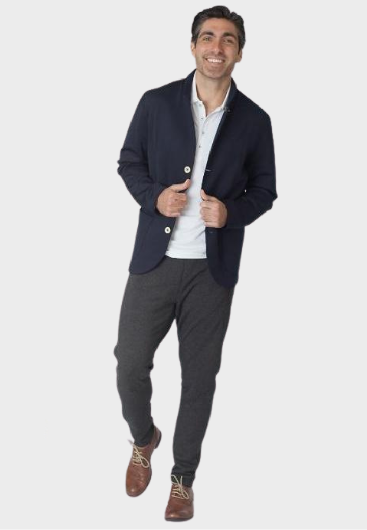 Buki In-Flight Stretch Blazer — in-use photo