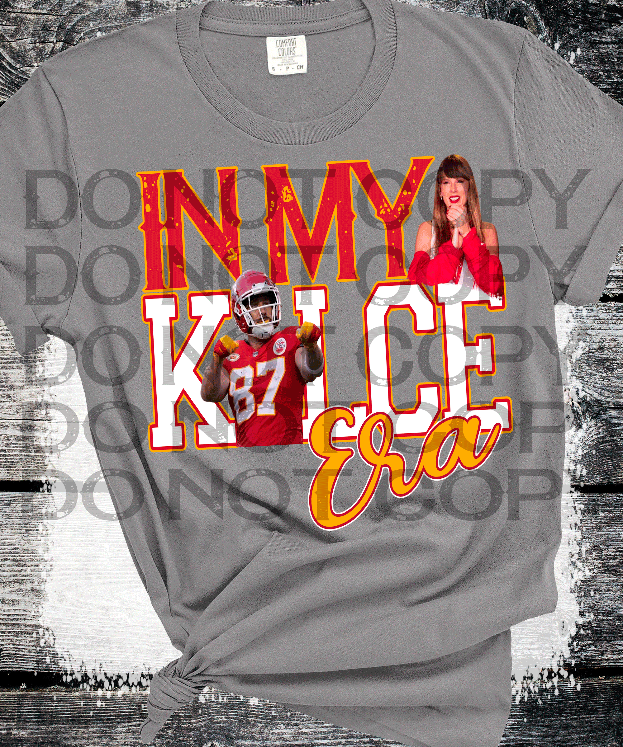A Blessed Texas Mess Boutique In my Kelce Era Travis Taylor Swift Chiefs Football Swifties — detail shot 7