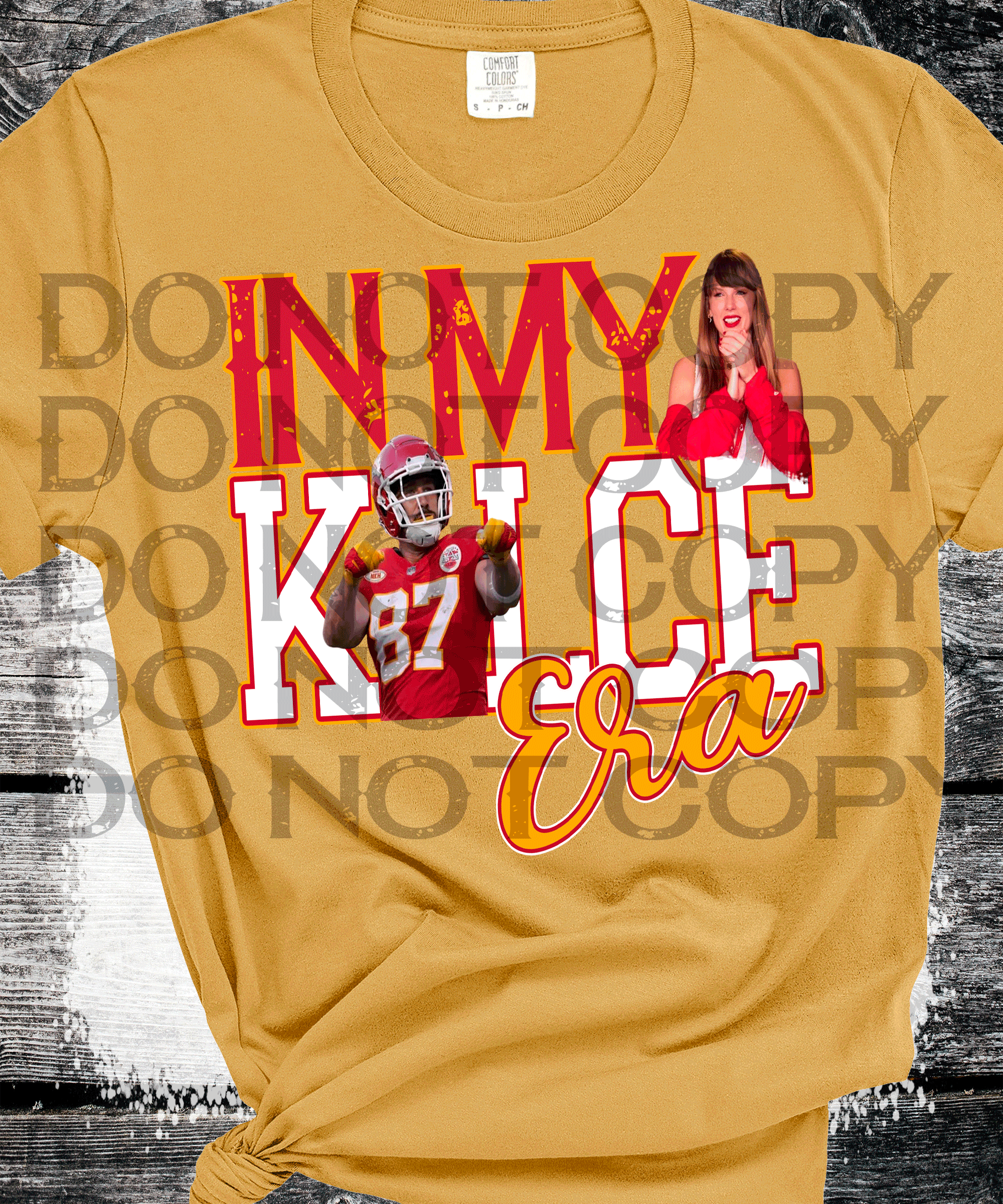 A Blessed Texas Mess Boutique In my Kelce Era Travis Taylor Swift Chiefs Football Swifties — detail shot 8