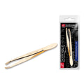 Solingen Gold Plated Tweezers for Precise Eyebrow Shaping and Grooming - High Quality, Luxurious Feel