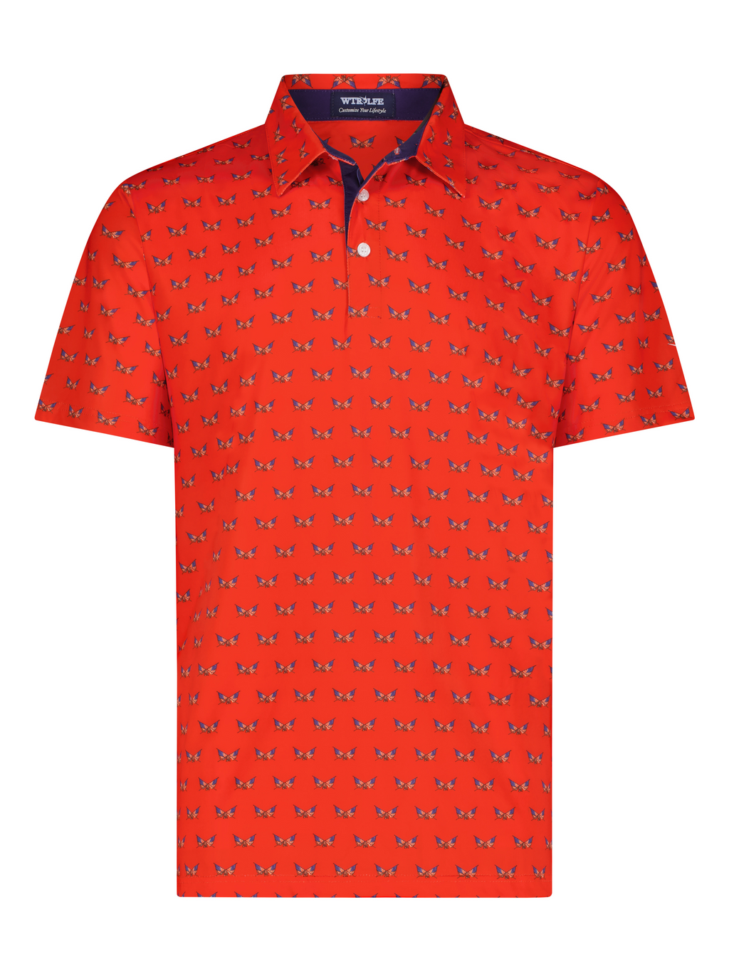 White Water Life Independence Polos — main product shot